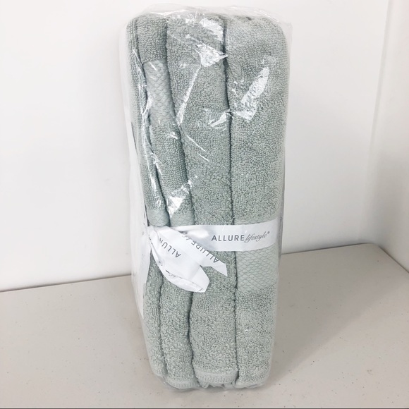 Allure Lifestyle 6 piece Embellished Towel - Picture 5 of 5